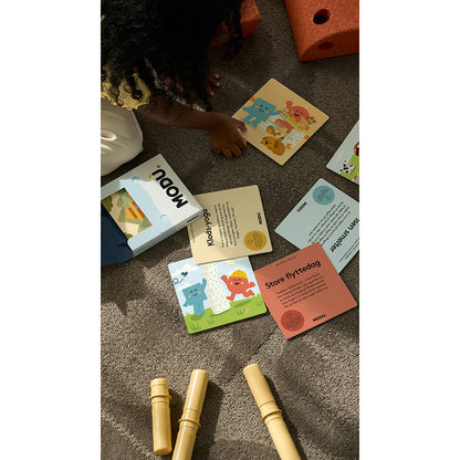 Modu Play Cards, 20 Game Ideas for Use with Modu Blocks (sold separately)
