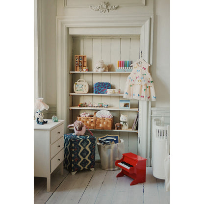 Konges Sløjd Glossy Piano, Wooden Keyboard - Red