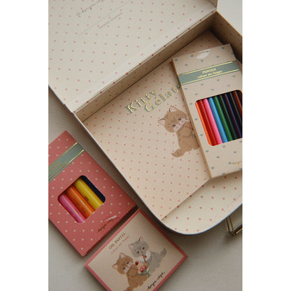 Konges Sløjd Suitcase for the Little Artist, Little Artist – Kitty Friends