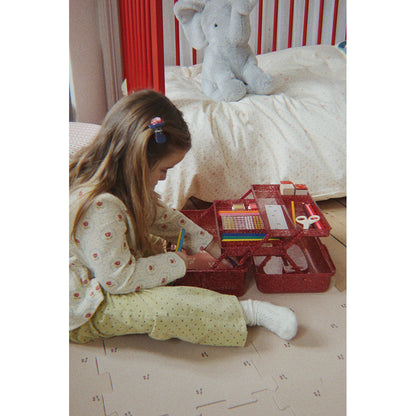Konges Sløjd Creative Box with Contents, Glitter Rose