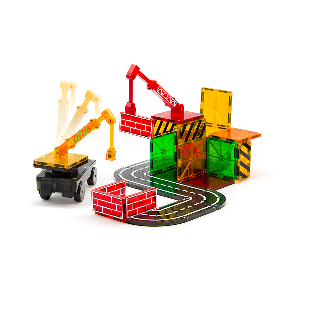 Magna-Tiles Builder, Magnetic Building Set with 32 Pieces