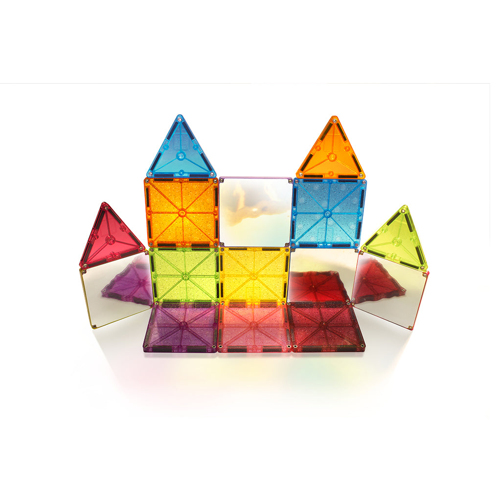 Magna-Tiles Stardust Magnetic Building Set with 15 Pieces