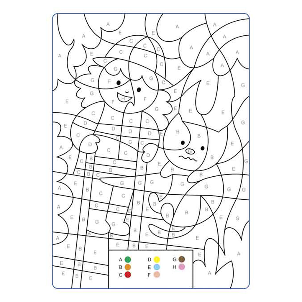 Bolden Coloring Book, Color Code Coloring Book: Emergency!