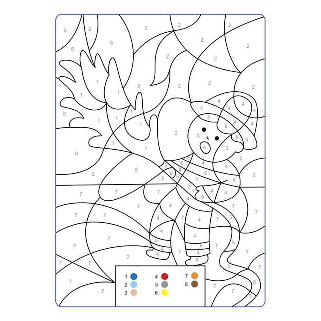 Bolden Coloring Book, Color Code Coloring Book: Emergency!