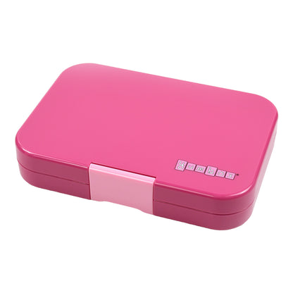 Yumbox XL Lunchbox with 4 Compartments, Tapas - Malibu Purple/ Rainbow Tray