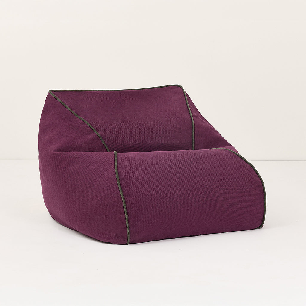 Nobodinoz Marlow Kids Bean Bag, Prune