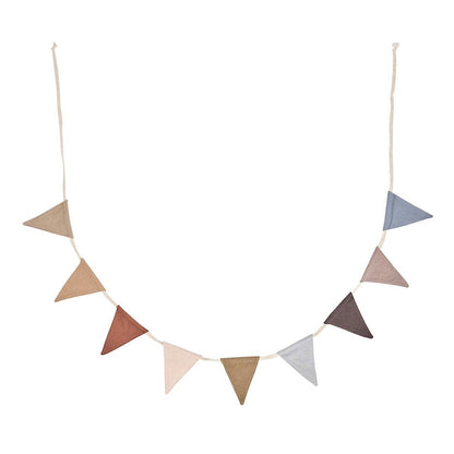 OYOY Flag Garland, Moni Muslin - Multi