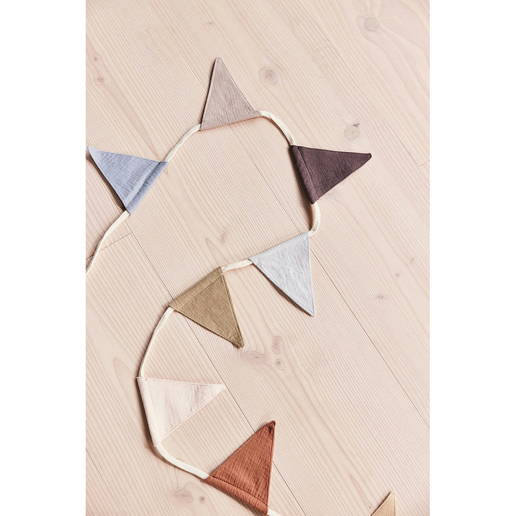 OYOY Flag Garland, Moni Muslin - Multi