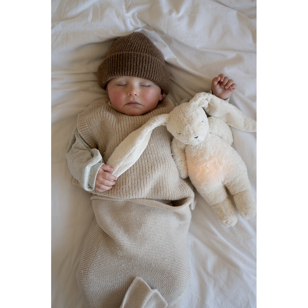 Moonie 2.0, Organic Humming Rabbit with Pink Noise and Lamp - Polar