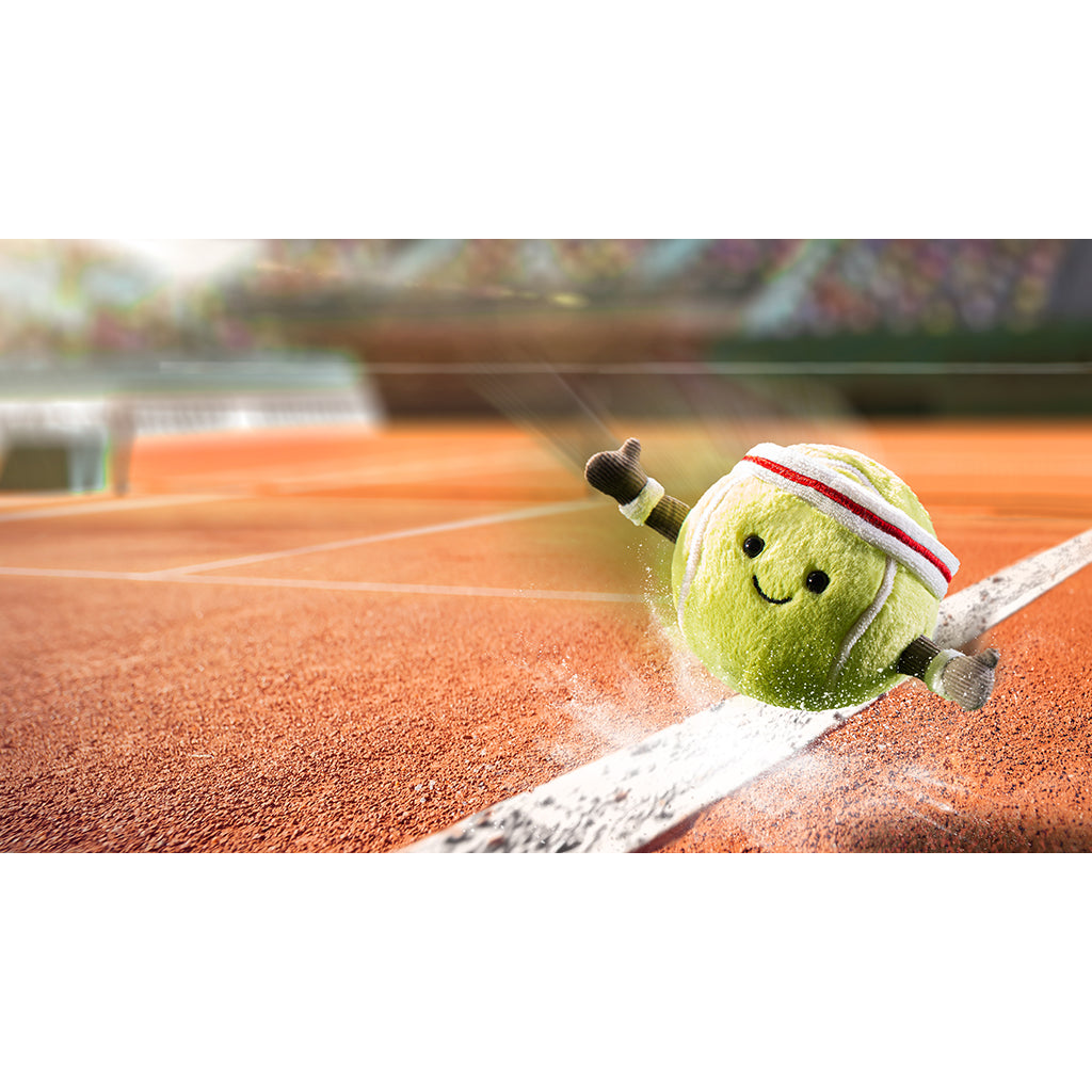 Jellycat Plush Toy, Amuseable Sports Tennis Ball - 9 cm