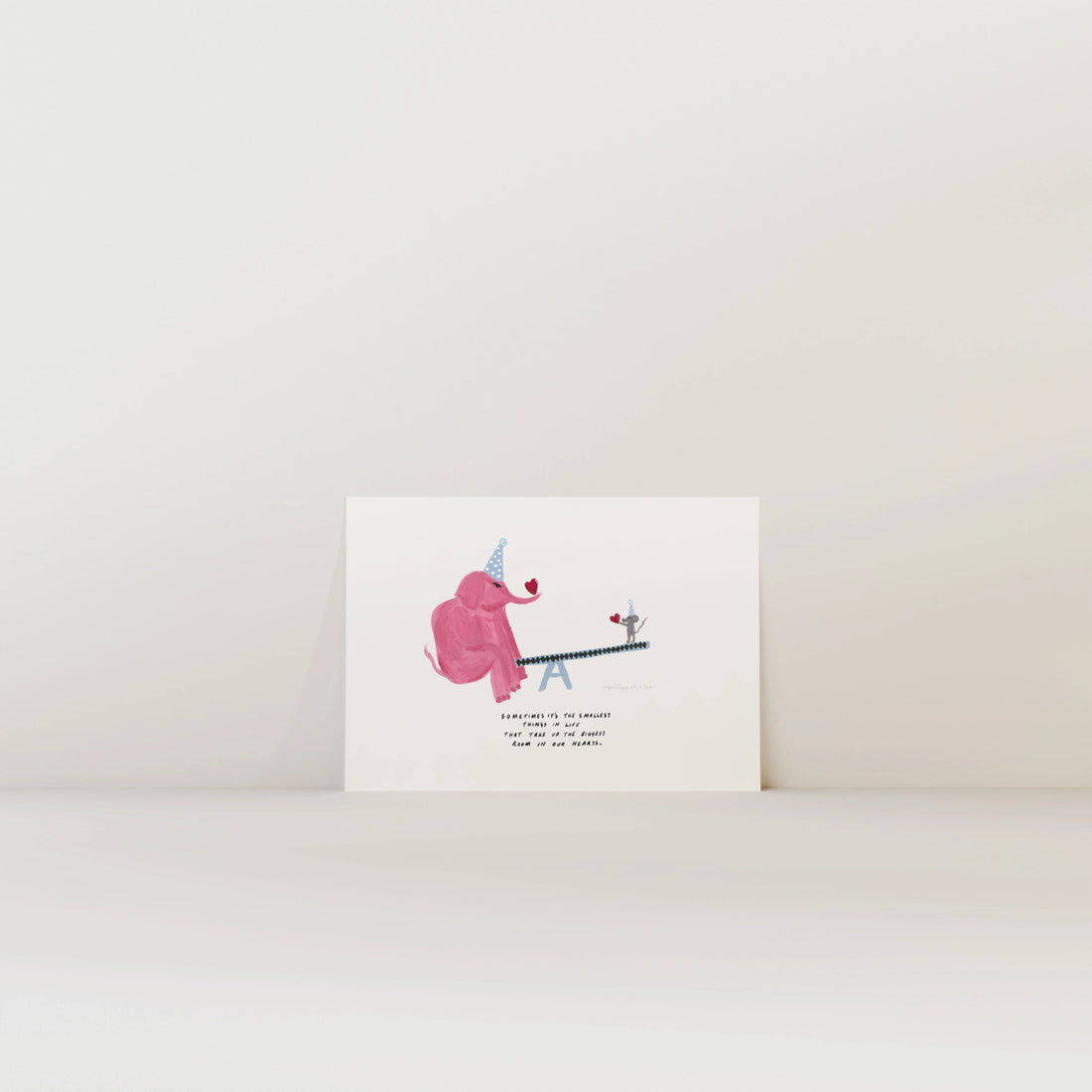 Nephthys Illustrated plakat, Smallest Things in life - A4