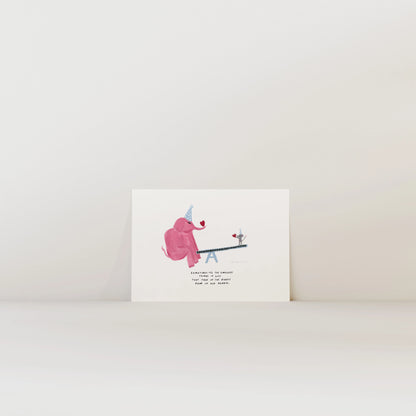 Nephthys Illustrated plakat, Smallest Things in life - A4