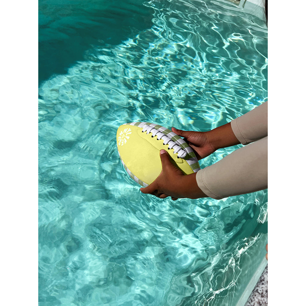 Sunnylife Neoprene American Football, Tides Out Citrus