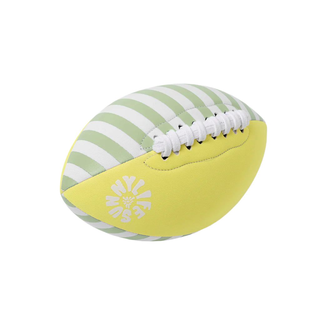 Sunnylife Neoprene American Football, Tides Out Citrus