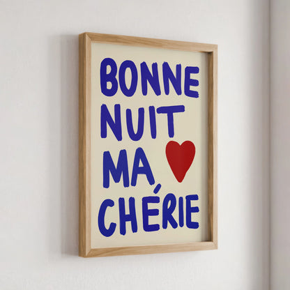 Nephthys Illustrated Poster, Bonne Nuit ma Chérie - A4