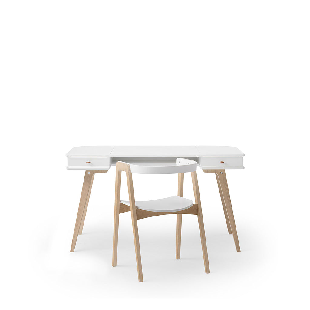 Oliver Furniture Wood Desk, 66 cm and Armchair