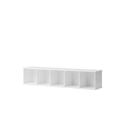 Oliver Furniture Wood Shelf, 5x1 Compartments - With or Without Base