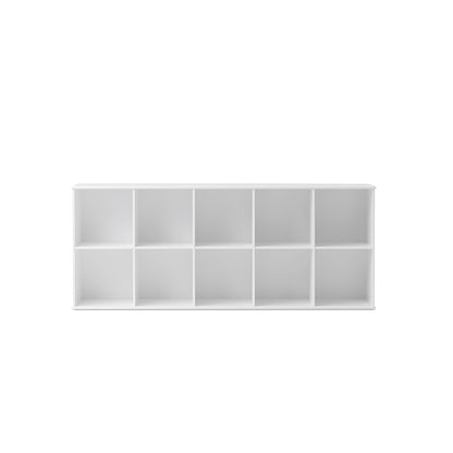 Oliver Furniture Wood Shelf, 5x2 Compartments – With or Without Horizontal Base