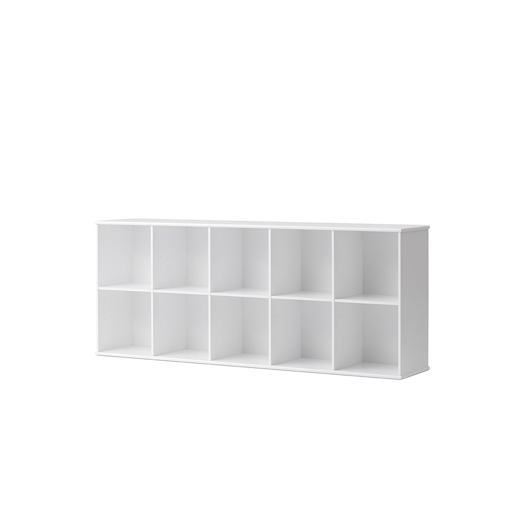 Oliver Furniture Wood Shelf, 5x2 Compartments – With or Without Horizontal Base