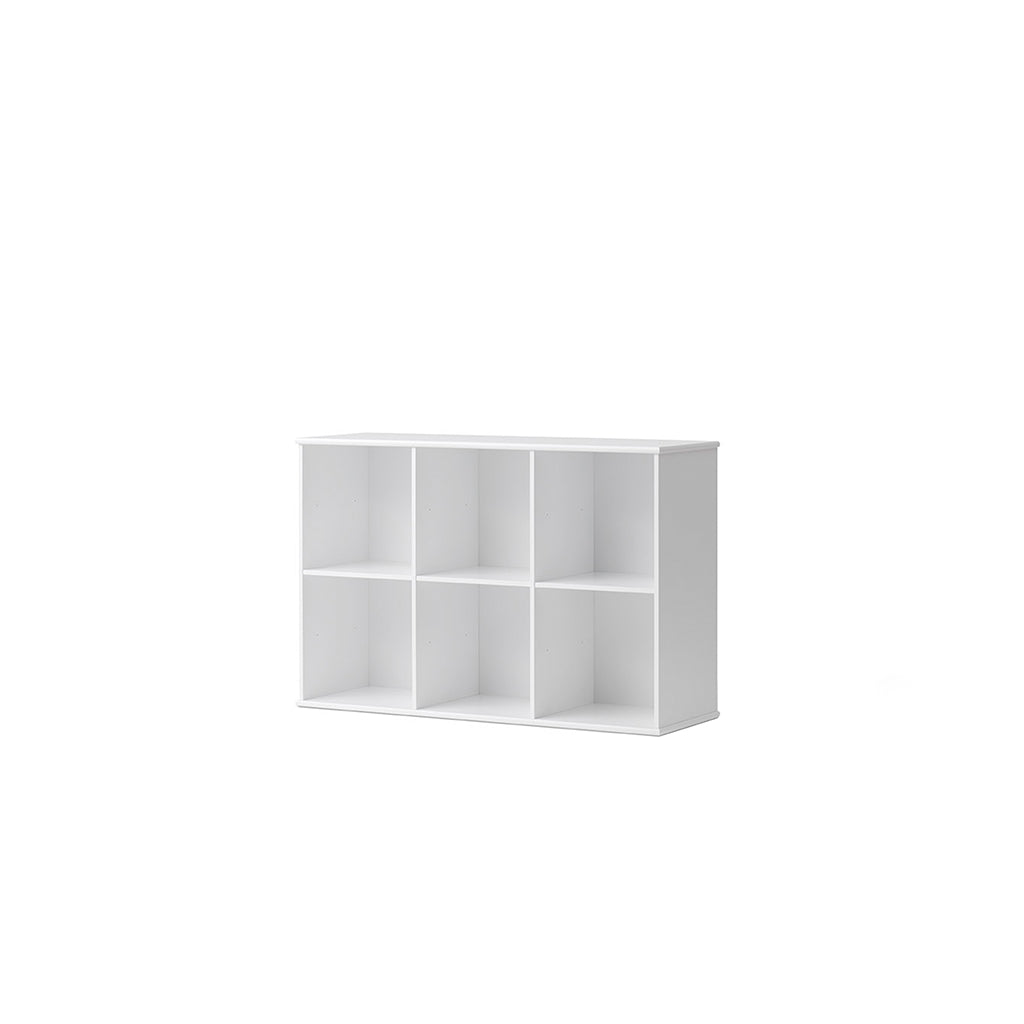 Oliver Furniture Wood Shelf, 3x2 Compartments – Available with or without horizontal base