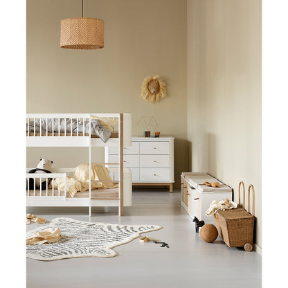 Oliver Furniture Wood Shelf, 5x1 Compartments - With or Without Base