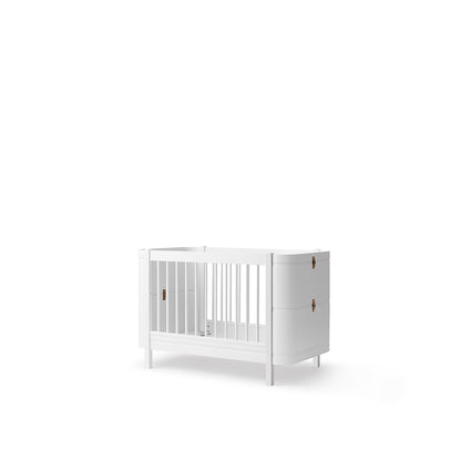 Oliver Furniture, Wood Mini+ Crib Including Junior Kit – White