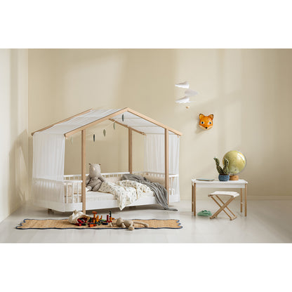 Oliver Furniture, Wood Original Canopy Cover only – White/Oak