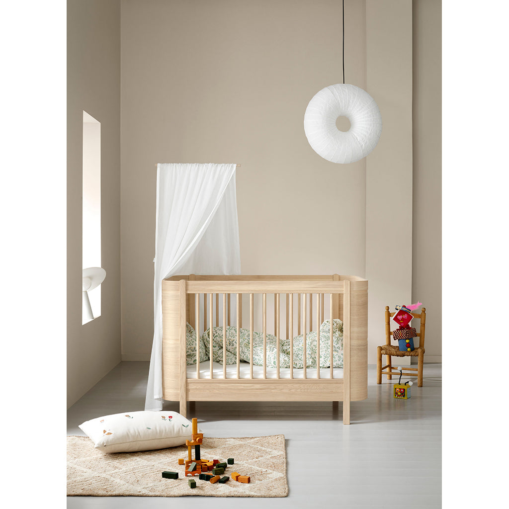Oliver Furniture, Wood Mini+ Crib excl. Junior Kit - Oak