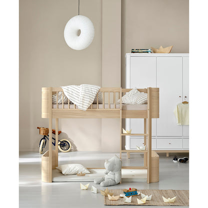 Oliver Furniture, Wood Mini+ Half-High Bed - Oak