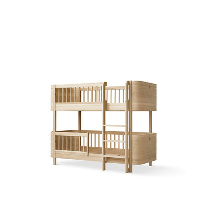 Oliver Furniture, Wood Mini+ Mid-Height Bunk Bed - Oak