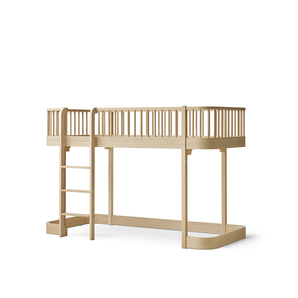 Oliver Furniture, Wood Original, Half-High Bed - Oak