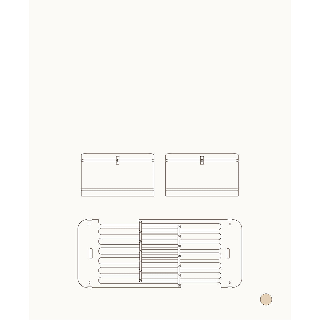 Oliver Furniture, Wood Mini+ Basic - Sibling Kit Oak