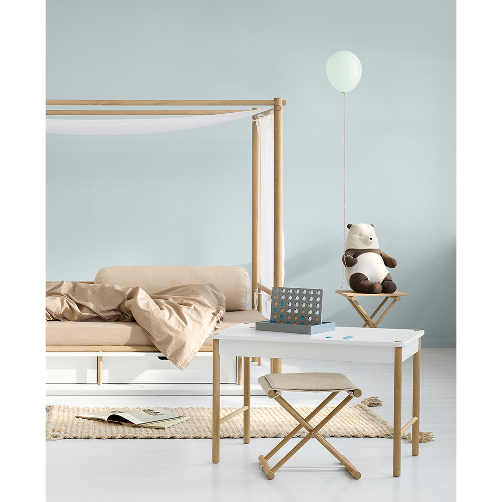 Oliver Furniture, Camp Toddler Play Table - White / Oak