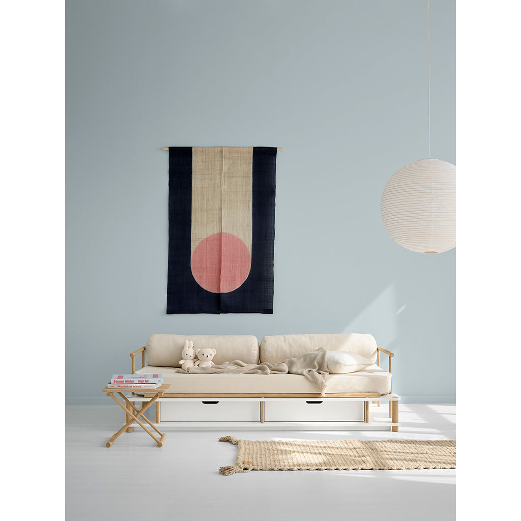 Oliver Furniture, Camp Bedside Table High - Oak