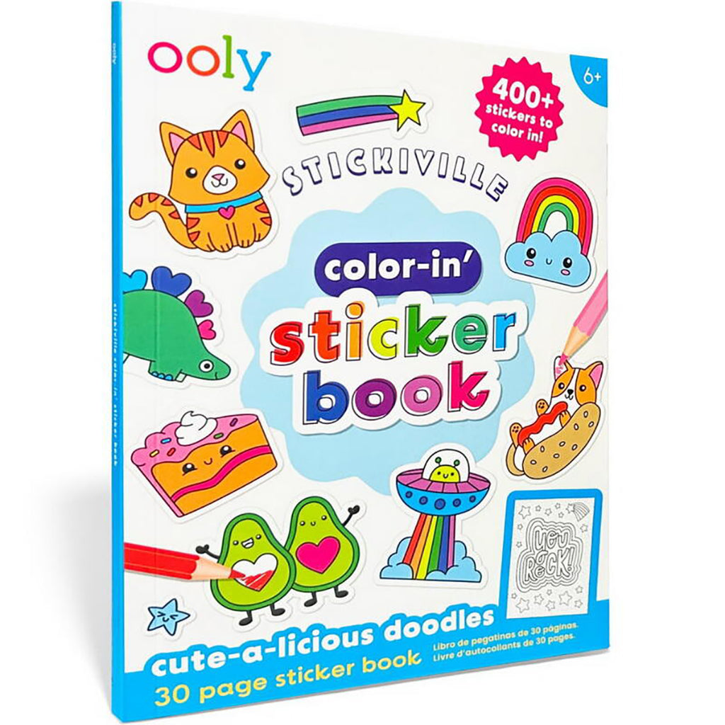 Ooly Sticker Book with Over 400 Stickers for DIY Coloring