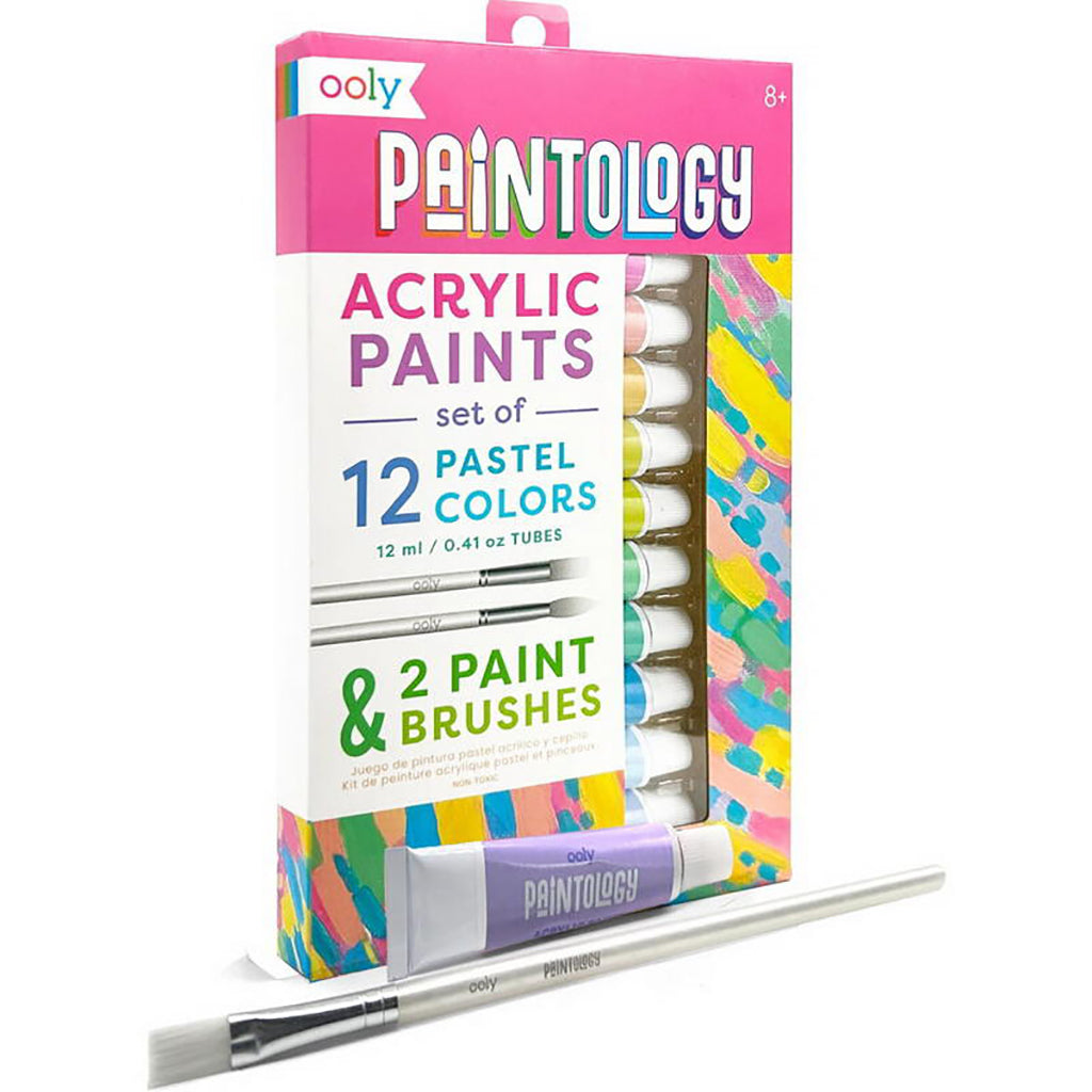 Ooly Acrylic Paint Set with 12 Pastel Colors
