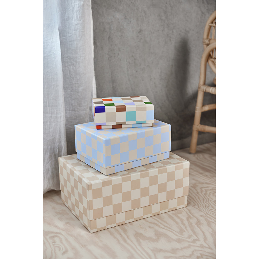 OYOY Storage Boxes Set with 3 Pieces Mana