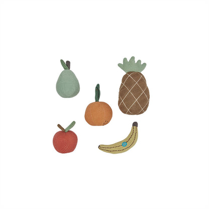 OYOY Yummy Mini Play Food, Soft - Toy Fruit