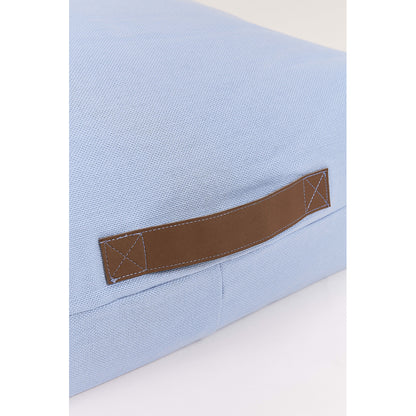 Nobodinoz Long Bean Bag, Oasis - Baltic Blue