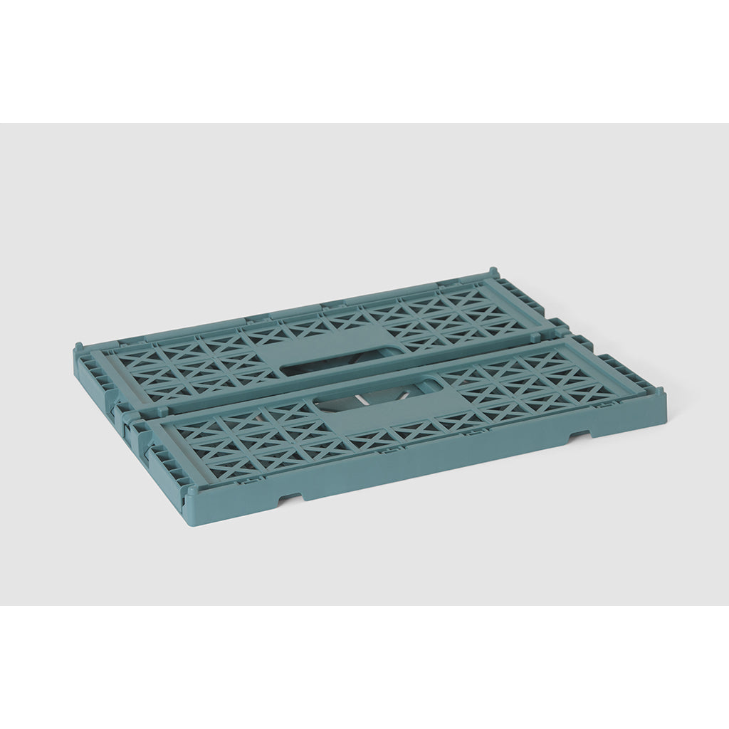 Gergerland Foldable Crate, Size 2 - Ocean Green