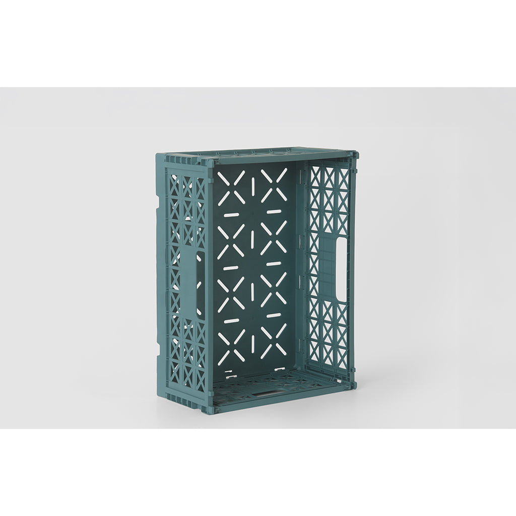 Gergerland Foldable Crate, Size 2 - Ocean Green