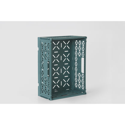 Gergerland Foldable Crate, Size 2 - Ocean Green