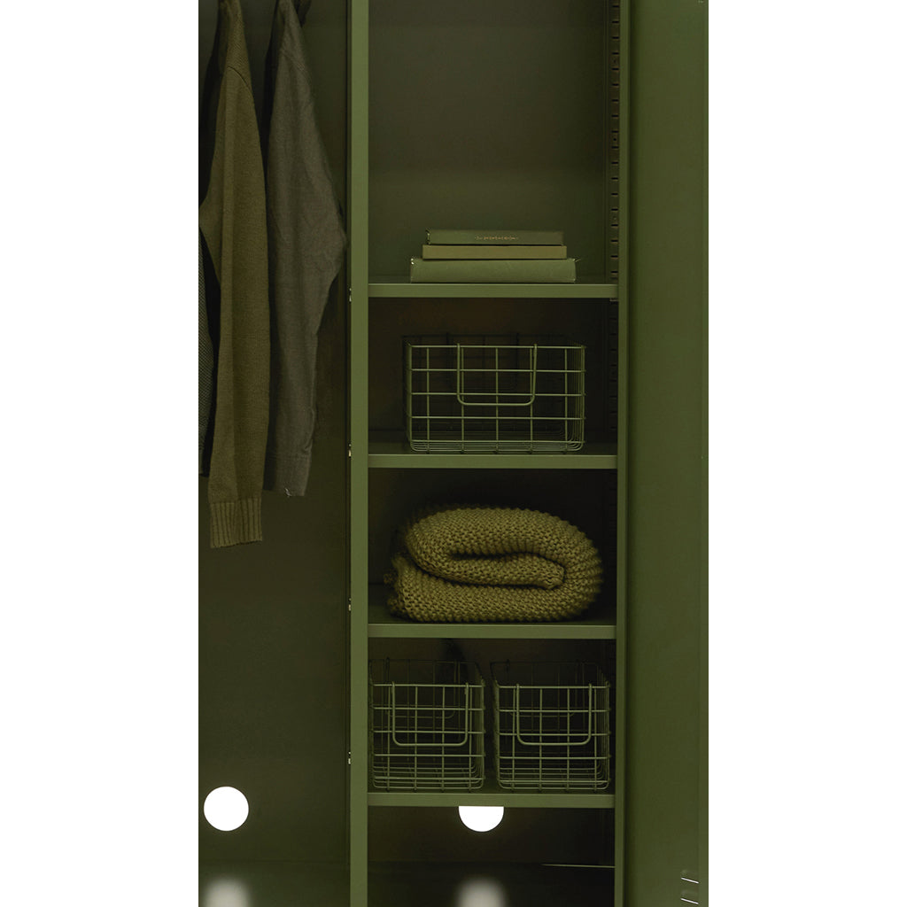 Mustard Made Baskets, Set of 3 Wire Baskets – Olive