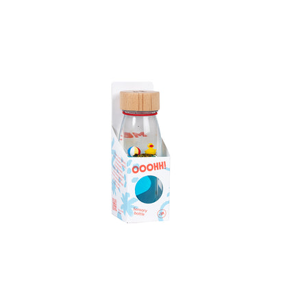 Petit Boum Sensory Toy, Bottle with Floating Figures - Move Ducky