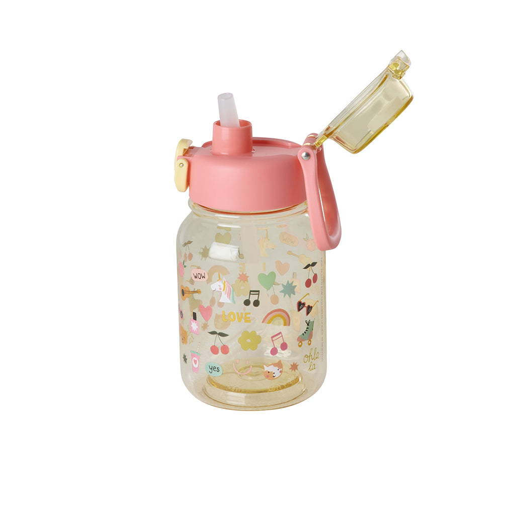 Rice Tritan Drink Bottle, 700 ml – Unicorn Love Print