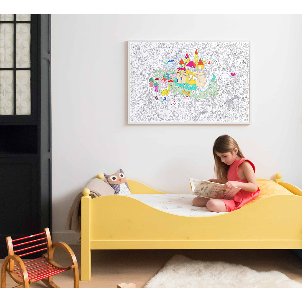 Omy Large Coloring Poster, 70 x 100 cm - Magic