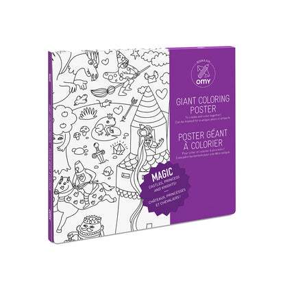 Omy stor plakat til farvelægning, Magic