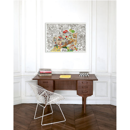 Omy Large Coloring Poster, 70 x 100 cm - Kids Life