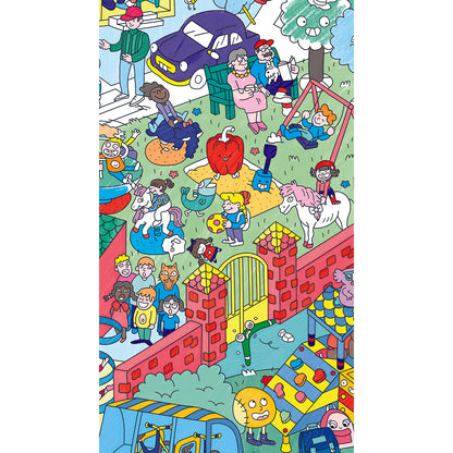 Omy Large Coloring Poster, 70 x 100 cm - Kids Life