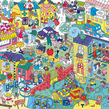 Omy Large Coloring Poster, 70 x 100 cm - Kids Life